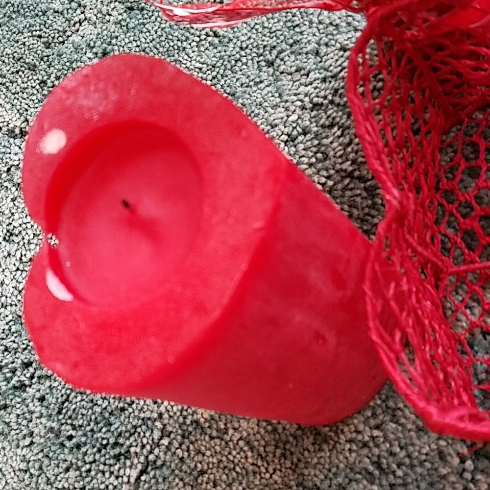 Jute Heart and tall candle Bundle - Picture 5 of 11